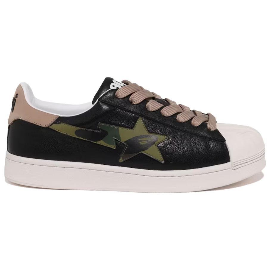 A Bathing Ape Skull STA Sneaker in BlackShoesA Bathing ApeDPUS Designer OutletAAG727744580793153153UK9A Bathing Ape Skull STA Sneaker in Black