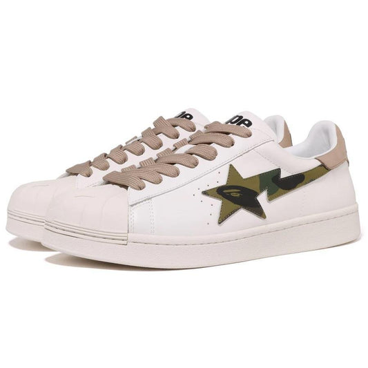 A Bathing Ape Skull STA Sneaker in WhiteShoesA Bathing ApeDPUS Designer OutletAAG727794580793153009UK7A Bathing Ape Skull STA Sneaker in White