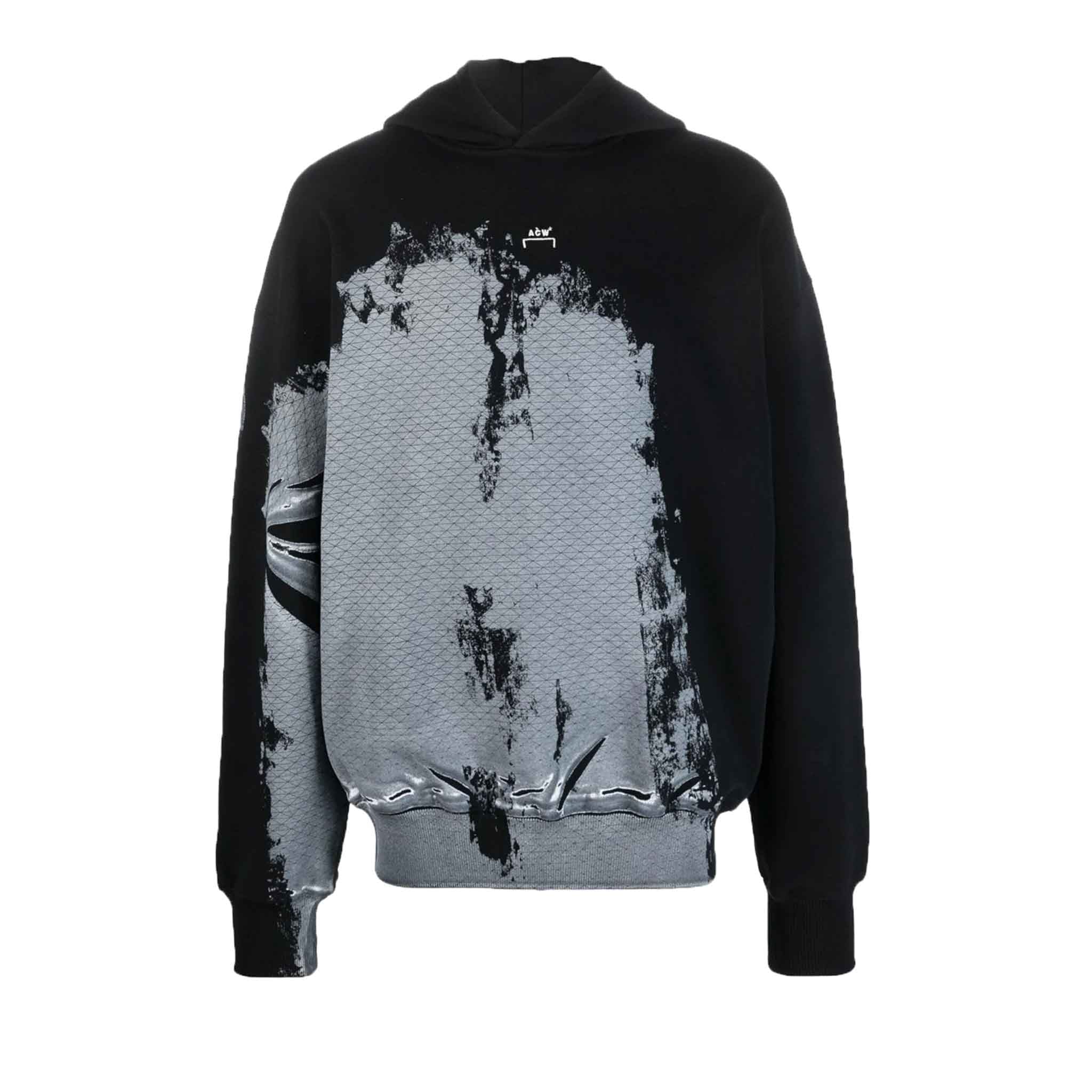 A - COLD - WALL* Brushstroke Abstrast - Print Hoodie in BlackHoodiesA - COLD - WALL*DPUSXSA - COLD - WALL* Brushstroke Abstrast - Print Hoodie in Black