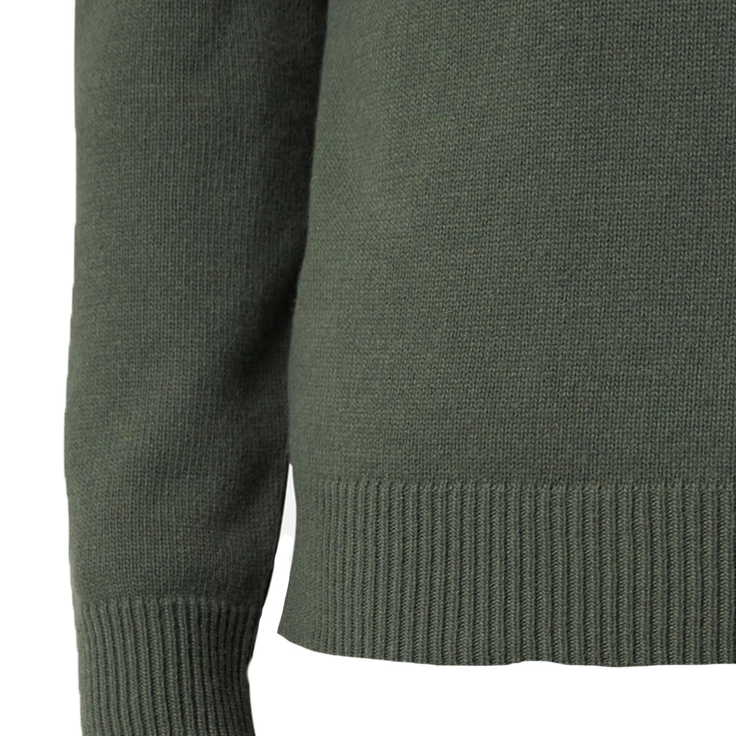 [Stone Island] Lambswool Crewneck in Military Green