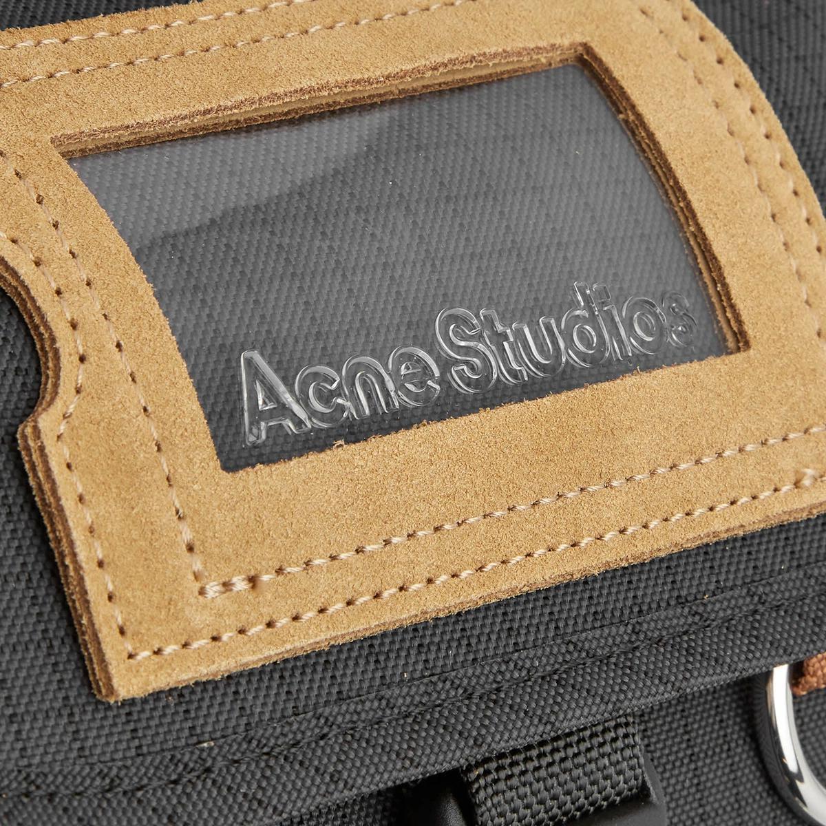 Acne Studios Ripstop Mini Messenger Bag in Black