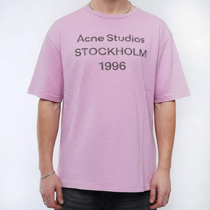 [Acne Studios] Logo T-Shirt - Relaxed Fit In Cotton Candy PinkT-ShirtsAcne StudiosDPUS Designer Outlet7323336604528XS[Acne Studios] Logo T-Shirt - Relaxed Fit In Cotton Candy Pink