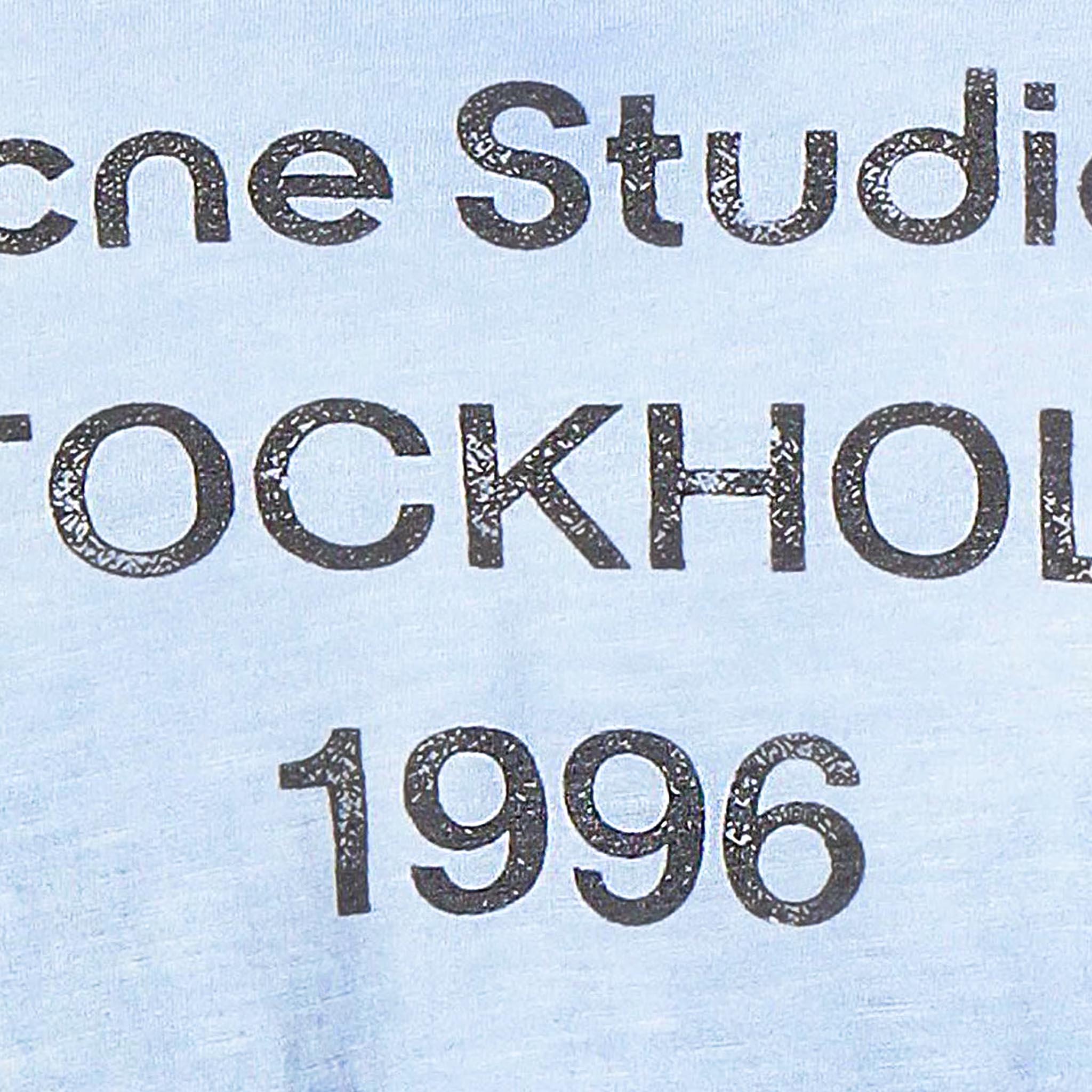 Acne Studios Logo T-Shirt - Relaxed Fit In Dusty BlueAcne StudiosDPUS Designer Outlet7323336540651XSAcne Studios Logo T-Shirt - Relaxed Fit In Dusty Blue