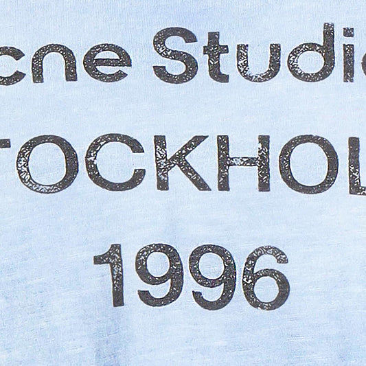 Acne Studios Logo T-Shirt - Relaxed Fit In Dusty BlueAcne StudiosDPUS Designer Outlet7323336540651XSAcne Studios Logo T-Shirt - Relaxed Fit In Dusty Blue