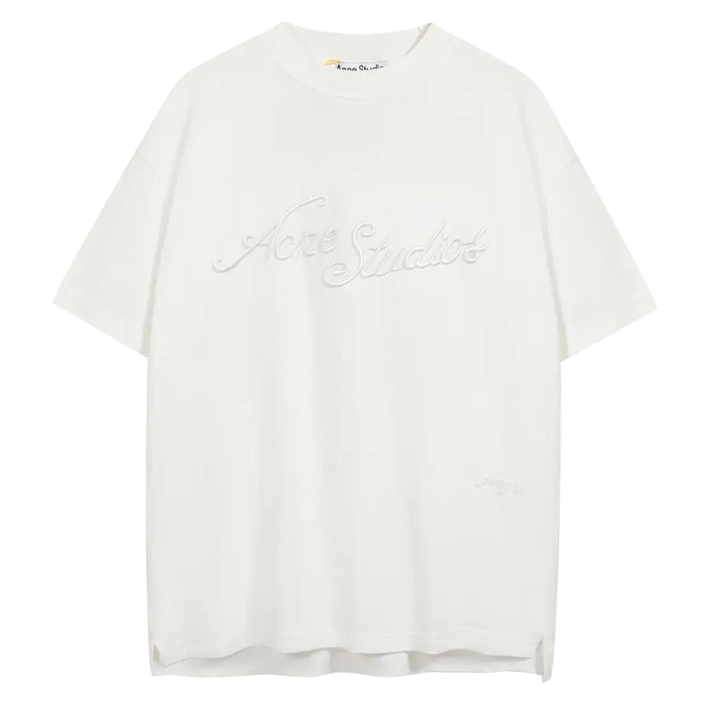 Acne Studios Logo T-Shirt W Embroidered Logo - Relaxed Fit In Optic WhiteT-ShirtsAcne StudiosDPUS Designer Outlet7323336712004XSAcne Studios Logo T-Shirt W Embroidered Logo - Relaxed Fit In Optic White
