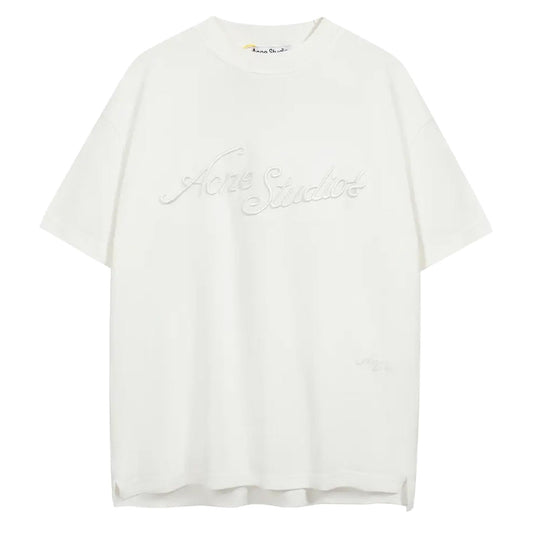 Acne Studios Logo T-Shirt W Embroidered Logo - Relaxed Fit In Optic WhiteT-ShirtsAcne StudiosDPUS Designer Outlet7323336712004XSAcne Studios Logo T-Shirt W Embroidered Logo - Relaxed Fit In Optic White