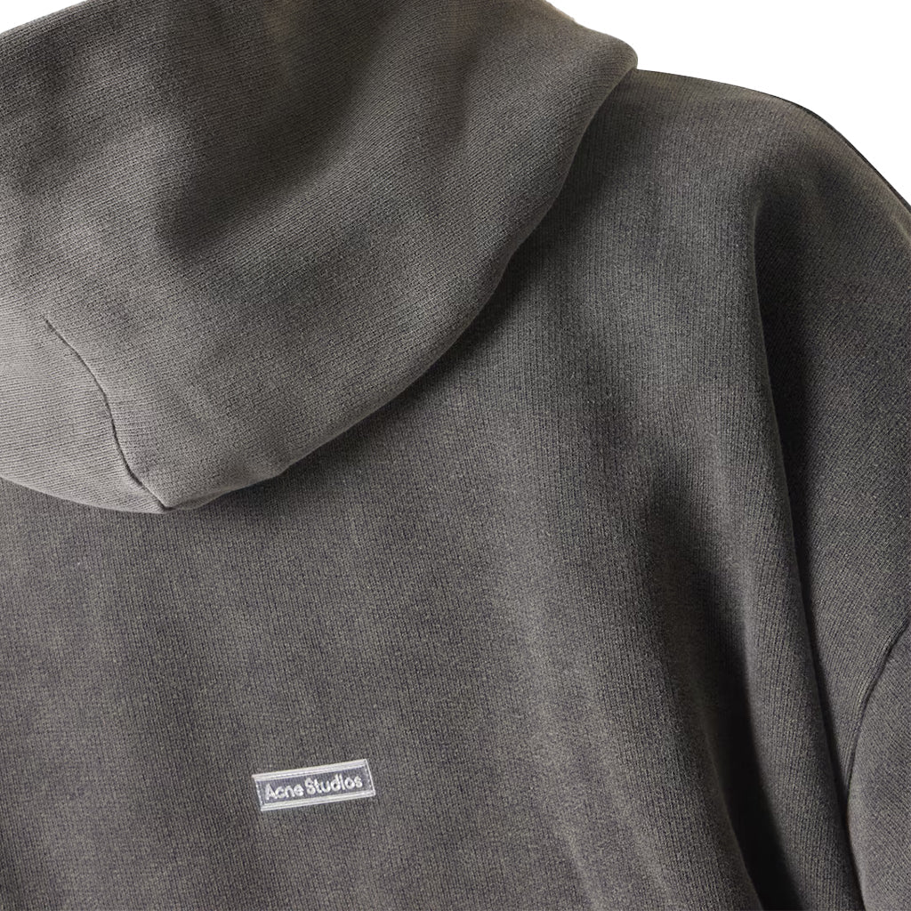 [Acne Studios] Rubber Stamp Logo Hooded SweatshirtHoodies & Zip - UpsAcne StudiosDPUS Designer OutletFaded Black2XS[Acne Studios] Rubber Stamp Logo Hooded Sweatshirt