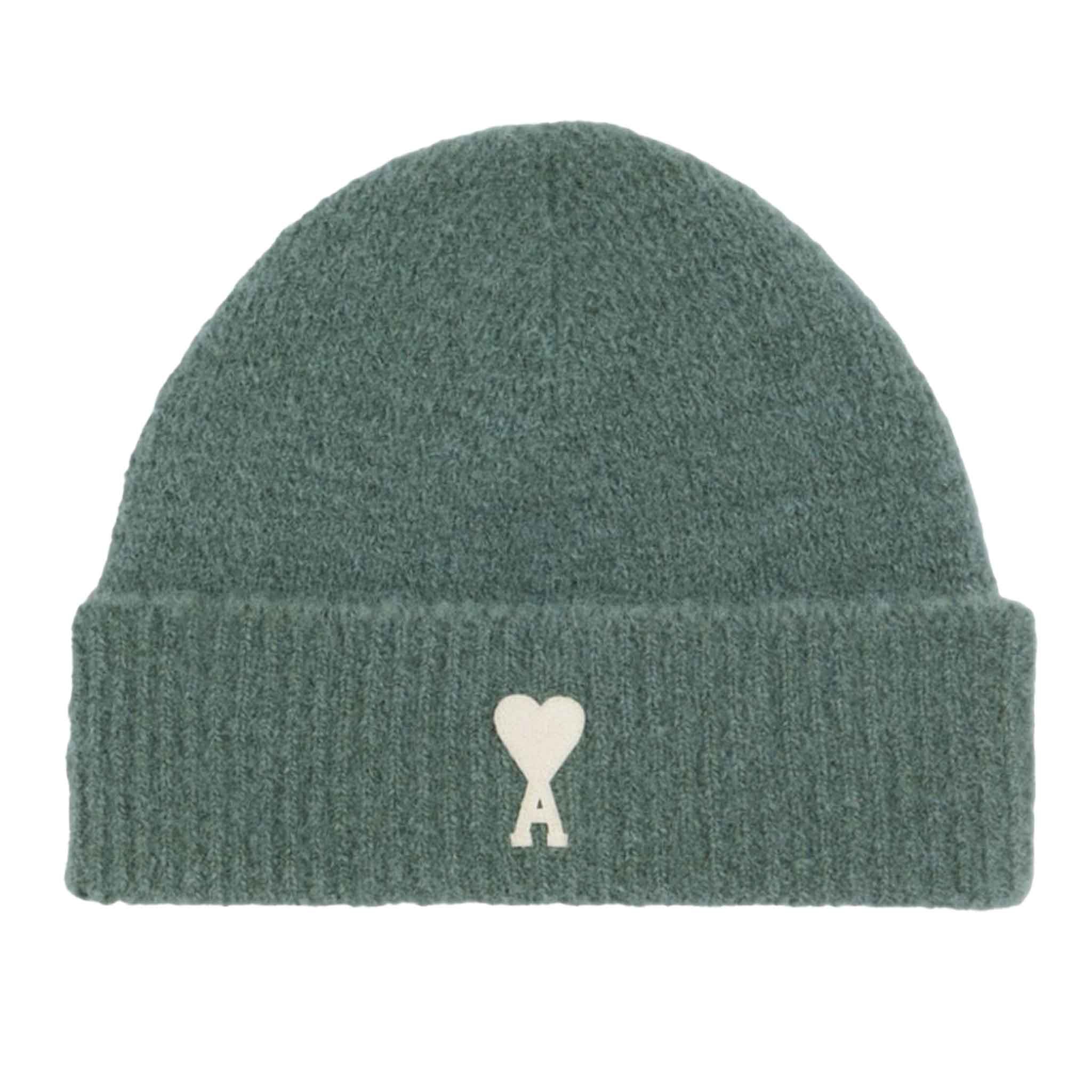 AMI De Coeur Beanie Hairy Alpaca Knit in Argile AntiqueHatsAMI ParisDPUS Designer Outlet3666598431878AMI De Coeur Beanie Hairy Alpaca Knit in Argile Antique