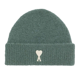 AMI De Coeur Beanie Hairy Alpaca Knit in Argile AntiqueHatsAMI ParisDPUS Designer Outlet3666598431878AMI De Coeur Beanie Hairy Alpaca Knit in Argile Antique