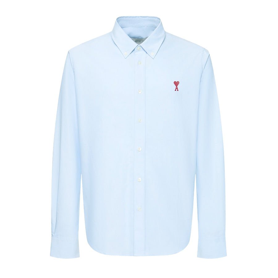 Ami de Coeur Button - Down Oxford Shirt in Sky BlueShirtsAMI ParisDPUS3666598459216SAmi de Coeur Button - Down Oxford Shirt in Sky Blue