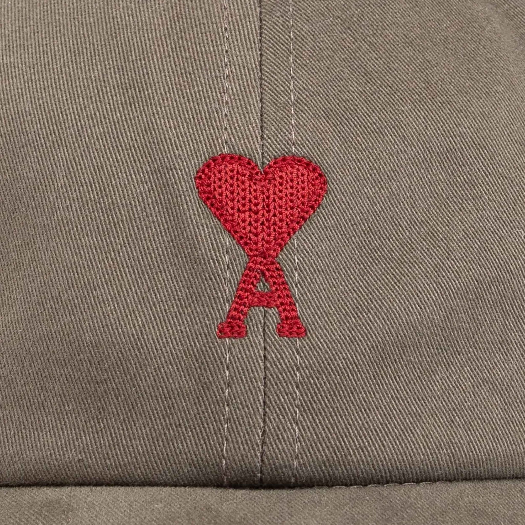 Ami de Coeur Embroidery Cap in Smoked GreyHatsAMI ParisDPUS Designer Outlet3666598482900Ami de Coeur Embroidery Cap in Smoked Grey