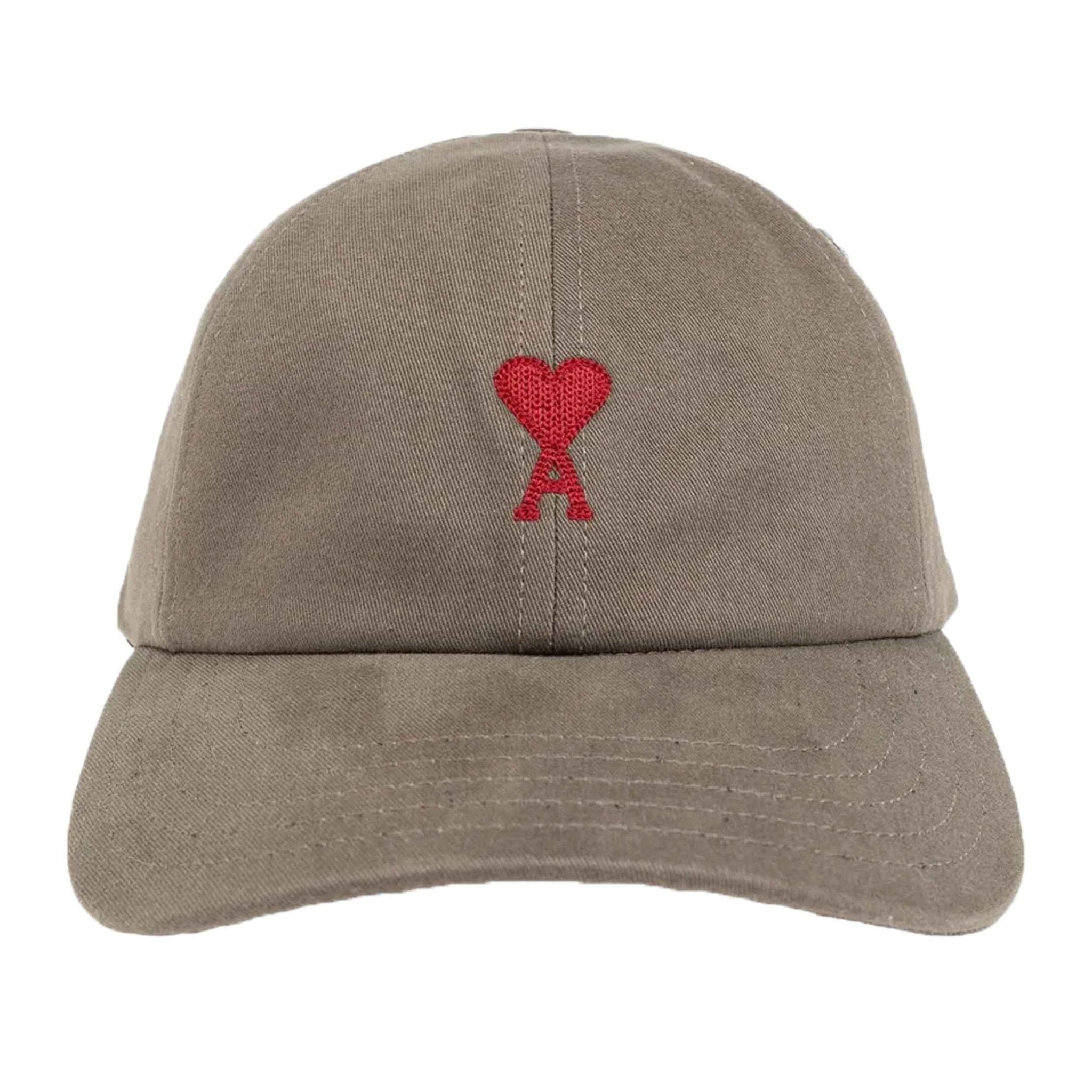 Ami de Coeur Embroidery Cap in Smoked GreyHatsAMI ParisDPUS Designer Outlet3666598482900Ami de Coeur Embroidery Cap in Smoked Grey