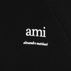 Ami Paris Alexandre Mattiussi Logo Hoodie in BlackSweatshirtsAMI ParisDPUSXSAmi Paris Alexandre Mattiussi Logo Hoodie in Black