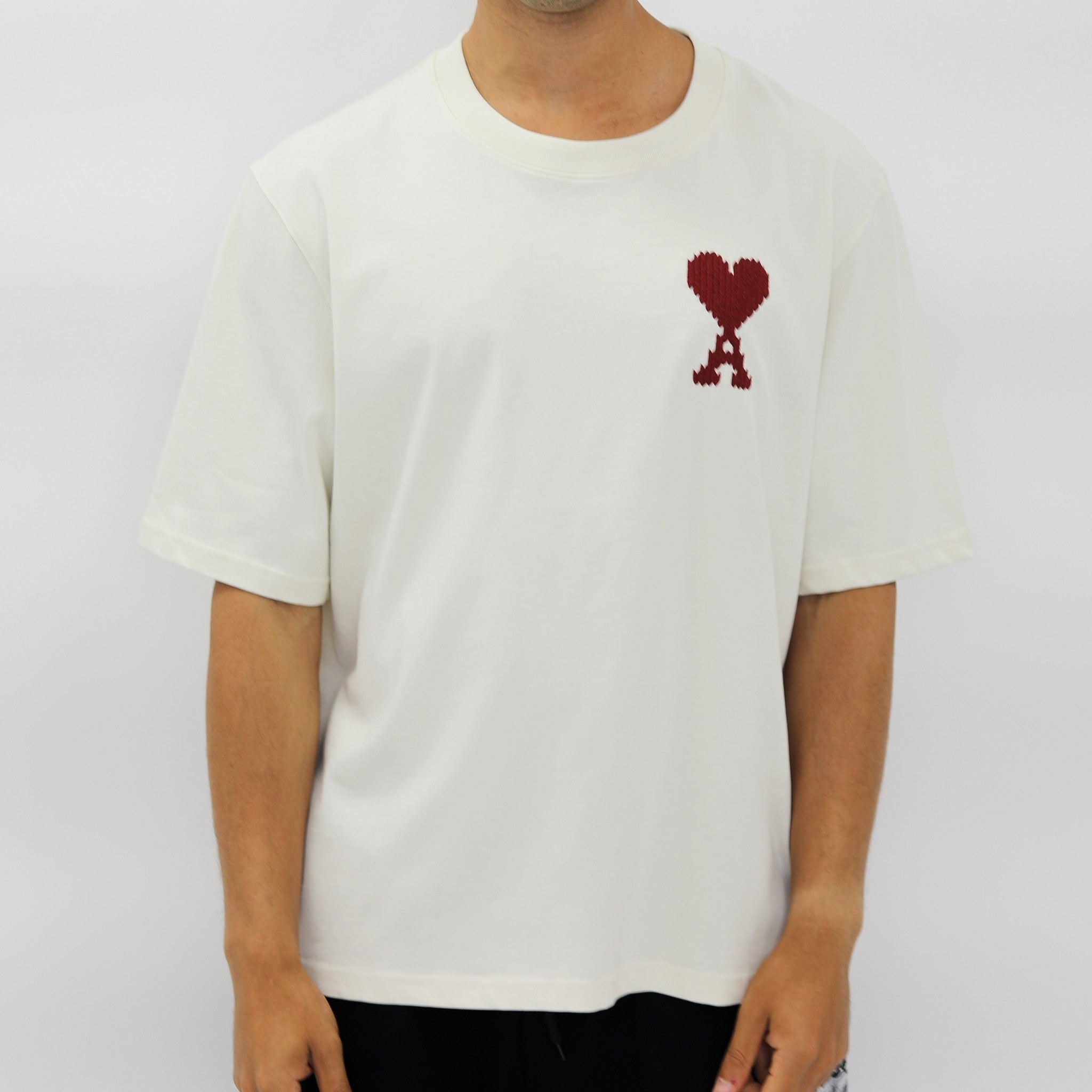 [Ami Paris] Ami de Coeur Heavy Cotton T-ShirtT-ShirtAmi ParisDPUS Designer Outlet3666598674053LunaS[Ami Paris] Ami de Coeur Heavy Cotton T-Shirt
