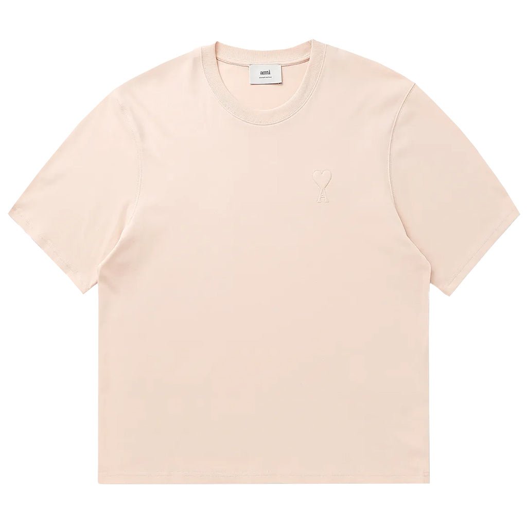 [Ami Paris] Big Adc Embossed TshirtT-ShirtsAmi ParisDPUS Designer OutletPastel PinkXS[Ami Paris] Big Adc Embossed Tshirt
