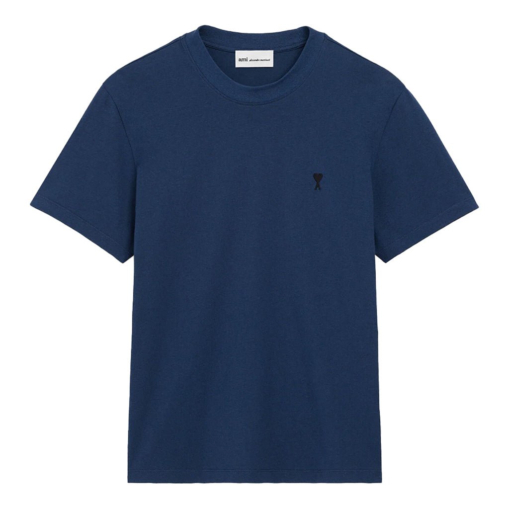[Ami Paris] Black Heart Light Cotton Classic Fit T-ShirtT-ShirtAmi ParisDPUS Designer Outlet3666598748617InkXS[Ami Paris] Black Heart Light Cotton Classic Fit T-Shirt