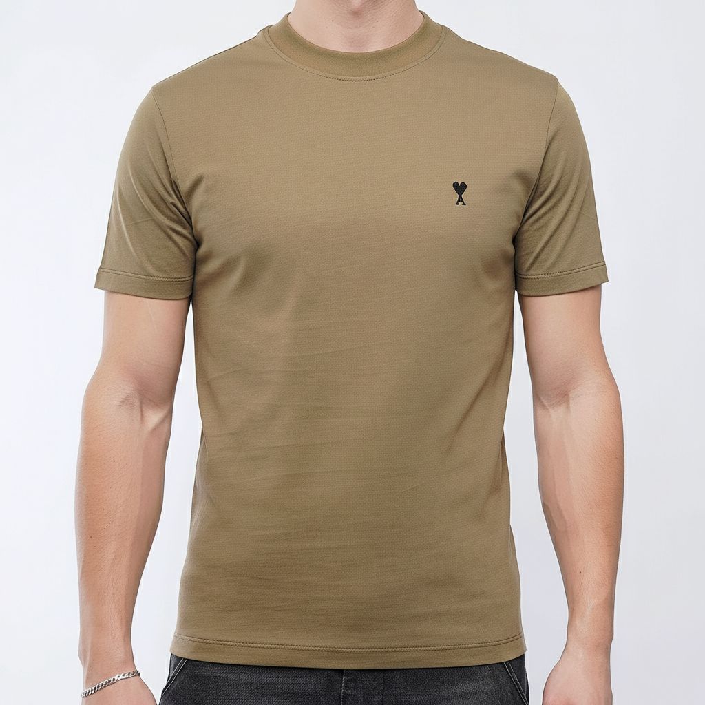 [Ami Paris] Black Heart Light Cotton Classic Fit T-ShirtT-ShirtsAmi ParisDPUS Designer Outlet1520142806923666598631568BronzeXS[Ami Paris] Black Heart Light Cotton Classic Fit T-Shirt