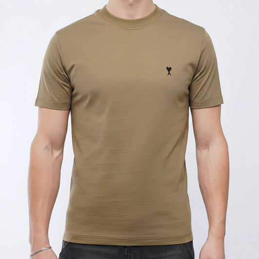 [Ami Paris] Black Heart Light Cotton Classic Fit T-ShirtT-ShirtsAmi ParisDPUS Designer Outlet1520142806923666598631568BronzeXS[Ami Paris] Black Heart Light Cotton Classic Fit T-Shirt