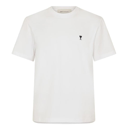 [Ami Paris] Black Heart Light Cotton Classic Fit T-ShirtT-ShirtsAmi ParisDPUS Designer Outlet3666598631476WhiteXS[Ami Paris] Black Heart Light Cotton Classic Fit T-Shirt