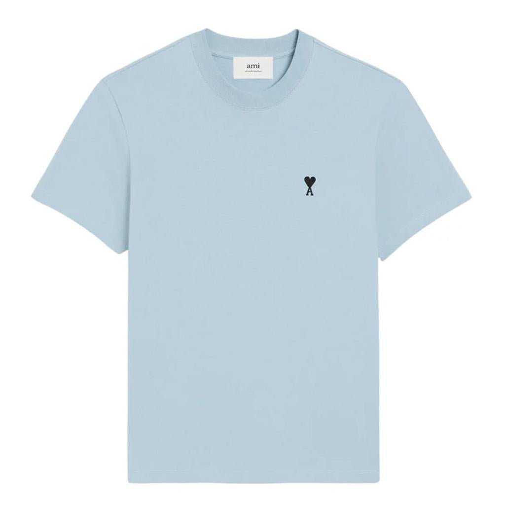 [Ami Paris] Black Heart Light Cotton Classic Fit T-ShirtT-ShirtsAmi ParisDPUS Designer Outlet3666598631650BlueXS[Ami Paris] Black Heart Light Cotton Classic Fit T-Shirt