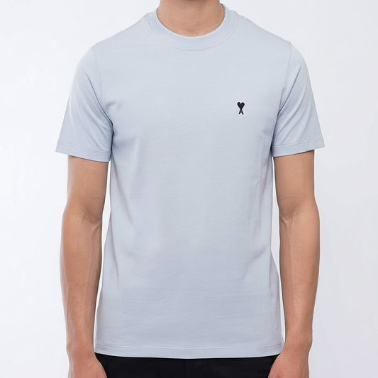 [Ami Paris] Black Heart Light Cotton Classic Fit T-ShirtT-ShirtsAmi ParisDPUS Designer Outlet3666598631650BlueXS[Ami Paris] Black Heart Light Cotton Classic Fit T-Shirt