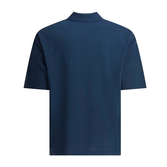 [Ami Paris] Boxy Fit Polo With Ami De Coeur Knitted PatchT-ShirtsAmi ParisDPUS Designer Outlet3666598734047InkXS[Ami Paris] Boxy Fit Polo With Ami De Coeur Knitted Patch