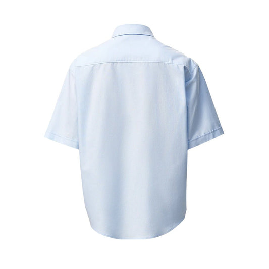 [Ami Paris] Boxy Short Sleeve Shirt With Button Down Collar And Embroidered ADCShirtsAmi ParisDPUS Designer Outlet3666598712724Sky Blue38[Ami Paris] Boxy Short Sleeve Shirt With Button Down Collar And Embroidered ADC