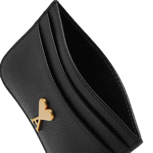 Ami Paris Card Holder in Black LeatherAccessoriesAMI ParisDPUS3666598323456Ami Paris Card Holder in Black Leather