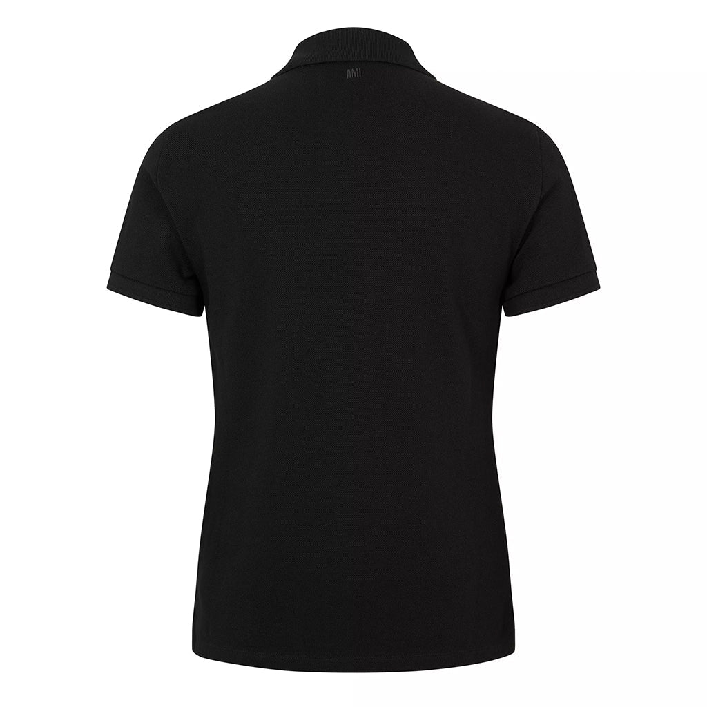 [Ami Paris] Contrasted Ami De Coeur Polo ShirtPolosAmi ParisDPUS Designer Outlet3666598744220Black WhiteXS[Ami Paris] Contrasted Ami De Coeur Polo Shirt