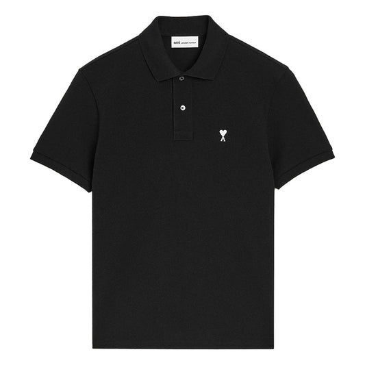 [Ami Paris] Contrasted Ami De Coeur Polo ShirtPolosAmi ParisDPUS Designer Outlet3666598744220Black WhiteXS[Ami Paris] Contrasted Ami De Coeur Polo Shirt