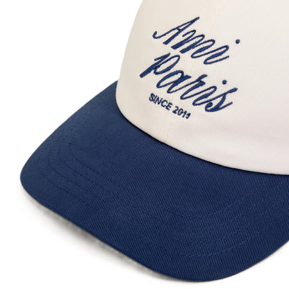 Ami Paris Cotton Bicolour CapCaps & HatsAmi ParisDPUS Designer OutletUCP278-A0423666598724840Ink/WhiteUNIAmi Paris Cotton Bicolour Cap