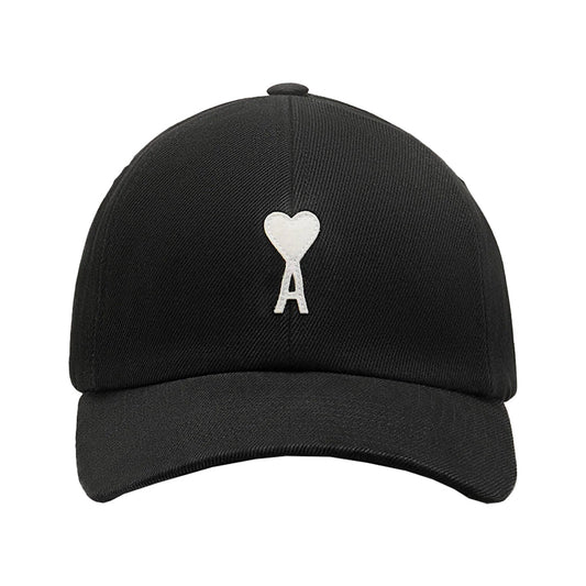 [Ami Paris] Cotton Large Ami de Coeur CapCaps & HatsAmi ParisDPUS Designer Outlet3666598724826BlackUNI[Ami Paris] Cotton Large Ami de Coeur Cap