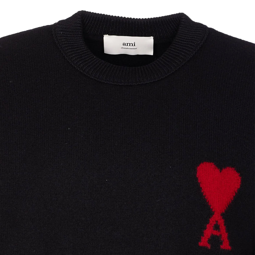 [Ami Paris] Crewneck ADC Classic KnitKnitwearAmi ParisDPUS Designer Outlet3666598645428Black/RedXXS[Ami Paris] Crewneck ADC Classic Knit