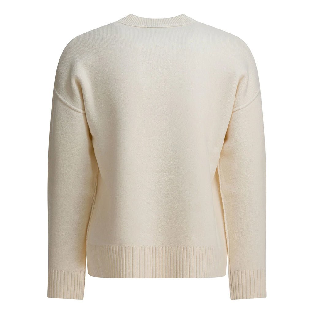 [Ami Paris] Crewneck ADC Classic KnitKnitwearAmi ParisDPUS Designer Outlet3666598645787Ecru/RedXXS[Ami Paris] Crewneck ADC Classic Knit