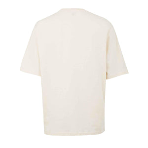 Ami Paris Crochet Logo T-Shirt in White Cream – DPUS