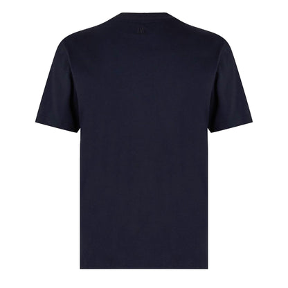 Ami Paris De Coeur Classic Fit T Shirt in Navy Blue