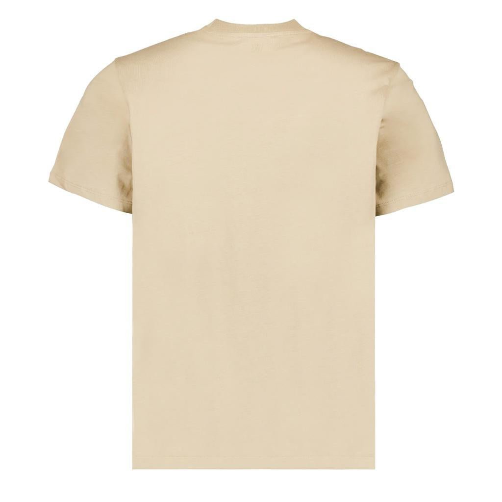 Ami Paris De Coeur Cotton T Shirt in Ginger Tonal