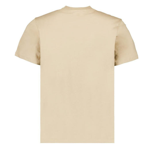 Ami Paris De Coeur Cotton T Shirt in Ginger Tonal