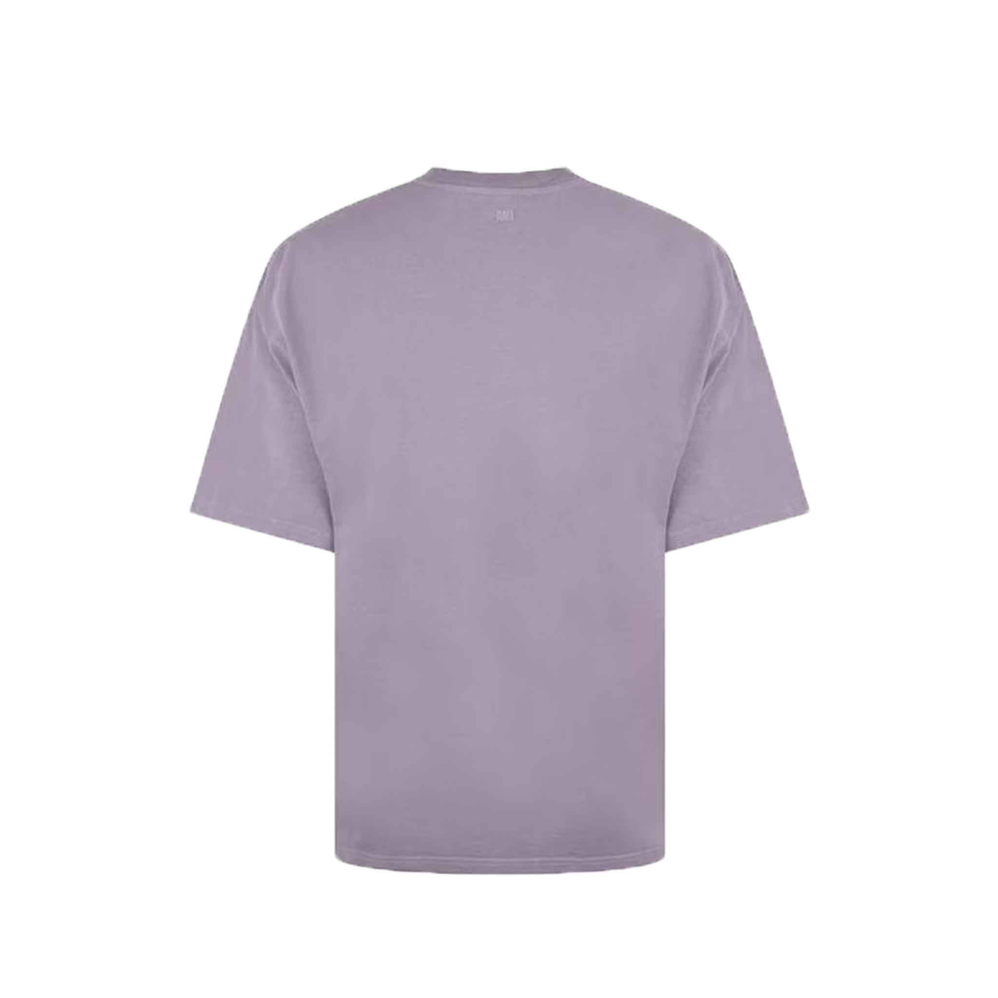 Ami Paris De Coeur Heavy Cotton Boxy T Shirt in LilacT-ShirtsAMI ParisDPUSXXSAmi Paris De Coeur Heavy Cotton Boxy T Shirt in Lilac