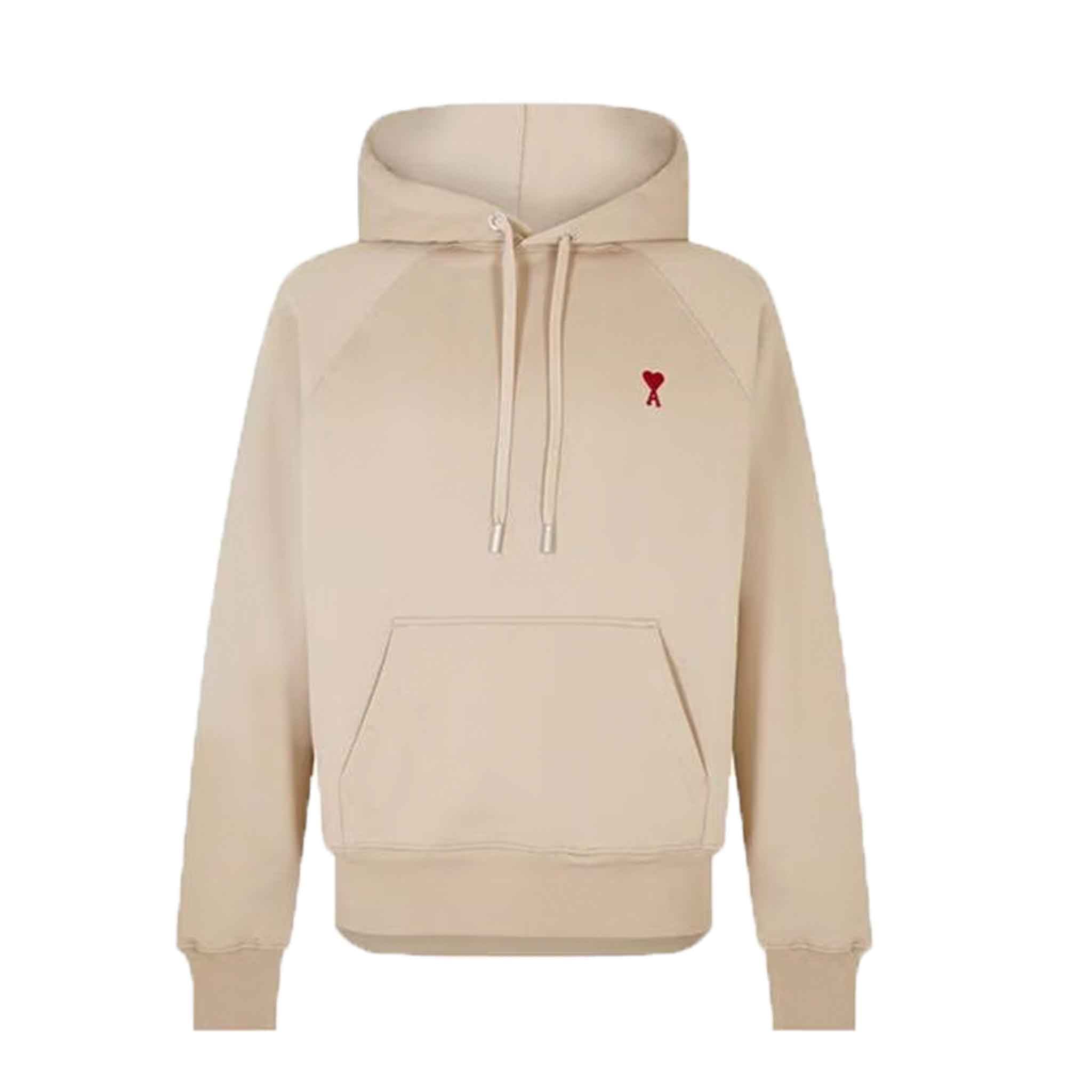 AMI Paris De Coeur Hoodie in ChampagneHoodiesAMI ParisDPUS3666598208425XSAMI Paris De Coeur Hoodie in Champagne