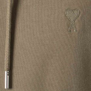 AMI Paris De Coeur Hoodie in TaupeHoodiesAMI ParisDPUSXSAMI Paris De Coeur Hoodie in Taupe