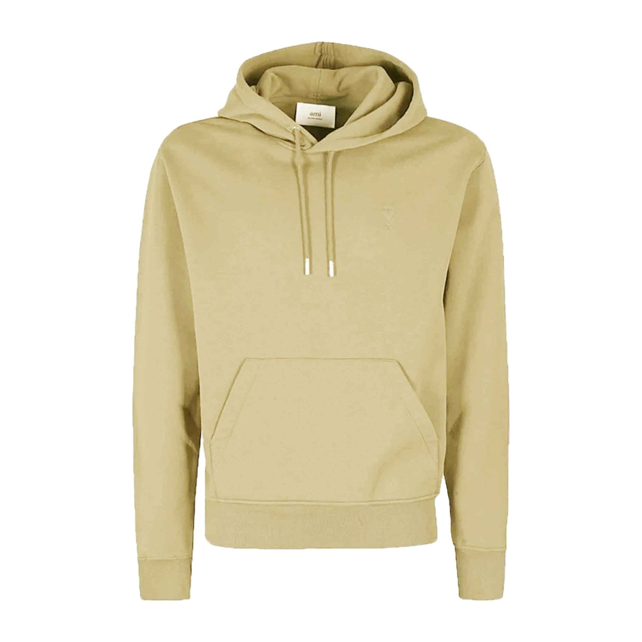 AMI Paris De Coeur Hoodie in VanillaHoodiesAMI ParisDPUS Designer OutletXSAMI Paris De Coeur Hoodie in Vanilla