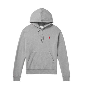 AMI Paris De Coeur Oversized Hoodie in Heather GreyHoodiesAMI ParisDPUSXSAMI Paris De Coeur Oversized Hoodie in Heather Grey