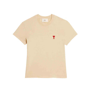 Ami Paris De Coeur Slim Fit T Shirt in VanillaT-ShirtsAMI ParisDPUS3666598042241XSAmi Paris De Coeur Slim Fit T Shirt in Vanilla