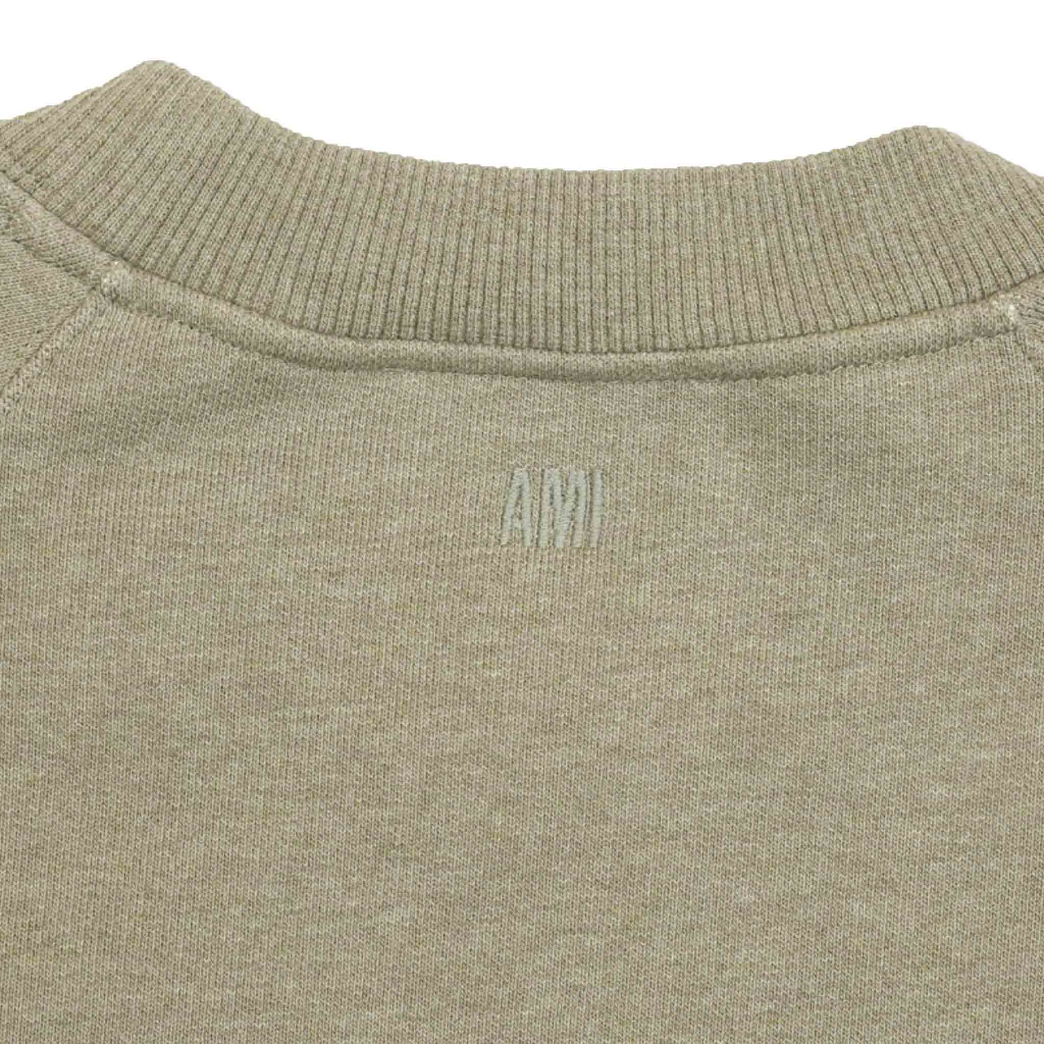 Ami Paris De Coeur Sweatshirt in Heather SageSweatshirtsAMI ParisDPUS3666598253562XSAmi Paris De Coeur Sweatshirt in Heather Sage