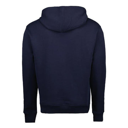 Ami Paris Loopback Cotton Hoodie in Night Blue / White HeartHoodies & Zip - UpsAmi ParisDPUS Designer Outlet3666598533442XSAmi Paris Loopback Cotton Hoodie in Night Blue / White Heart