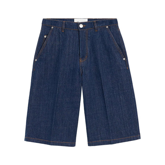 [Ami Paris] Loose Bermuda ShortsShortsAmi ParisDPUS Designer Outlet3666598717231Raw Indigo Denim28[Ami Paris] Loose Bermuda Shorts