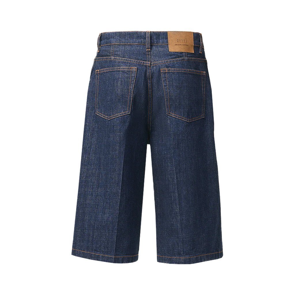 [Ami Paris] Loose Bermuda ShortsShortsAmi ParisDPUS Designer Outlet3666598717231Raw Indigo Denim28[Ami Paris] Loose Bermuda Shorts