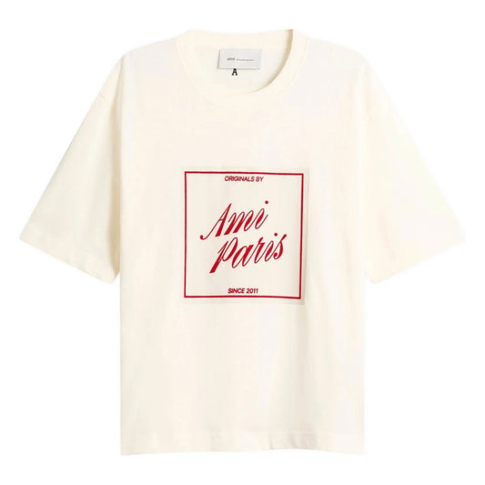 Ami Paris Originals Boxy Fit T-ShirtT-ShirtAmi ParisDPUS Designer OutletUTS385-726-XS3666598743216CreamXSAmi Paris Originals Boxy Fit T-Shirt