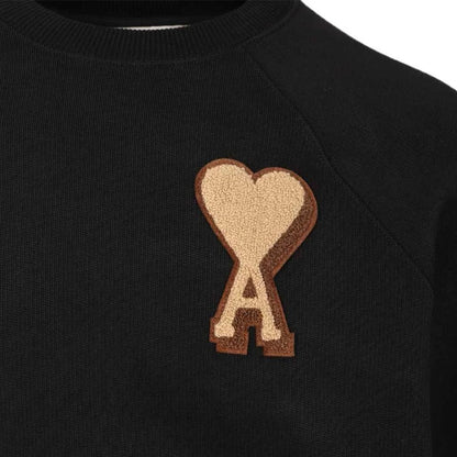 [Ami Paris] Patch Heart Heavy Cotton Raglan Sleeve SweatshirtSweatshirtsAmi ParisDPUS Designer Outlet3666598659227BlackXS[Ami Paris] Patch Heart Heavy Cotton Raglan Sleeve Sweatshirt